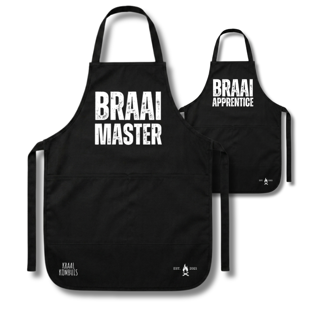 Dad's & Lad's Braai Apron Bundle