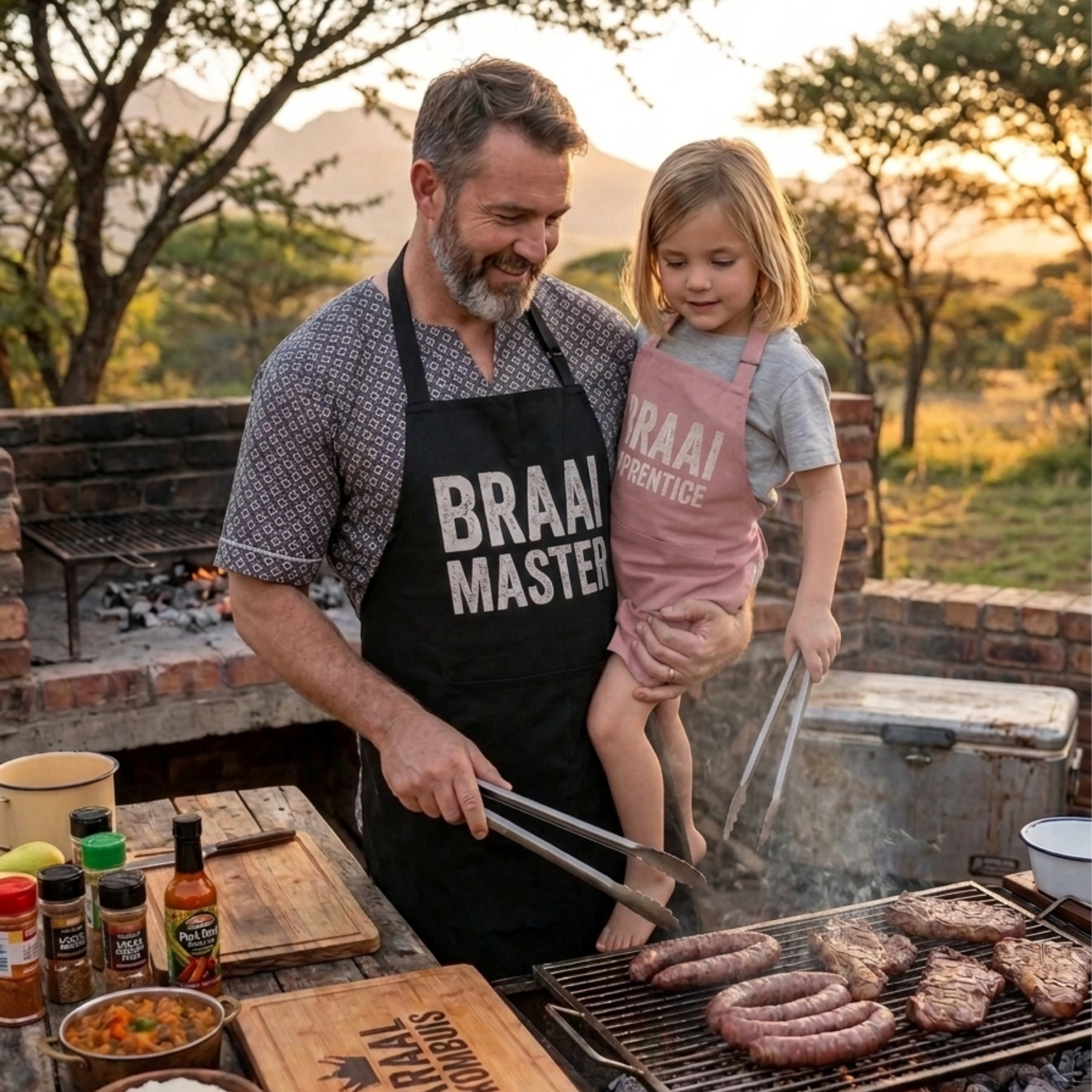 Dad's & Lassie's Braai Apron Bundle
